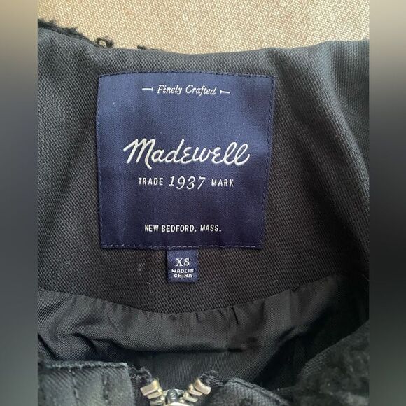 Madewell black teddy vest size XS - Picture 3 of 10